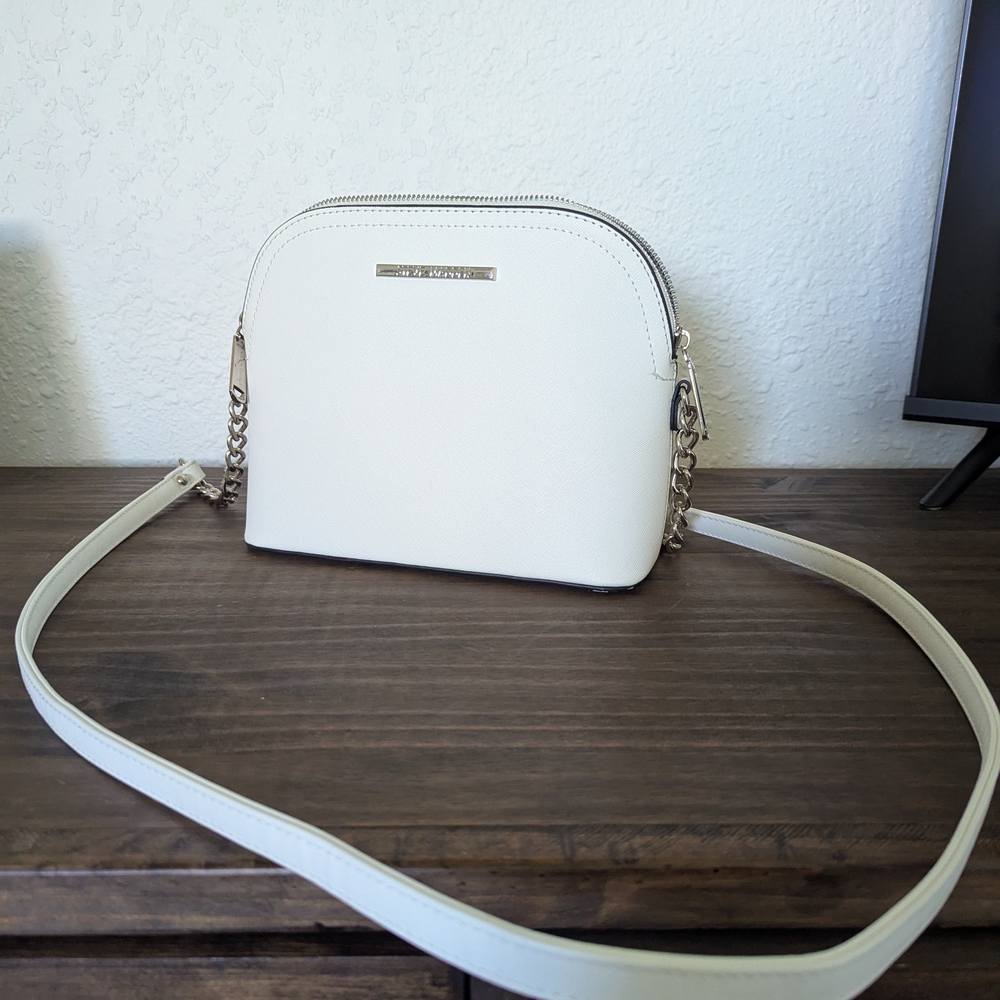 Steve Madden White Crossbody Bag